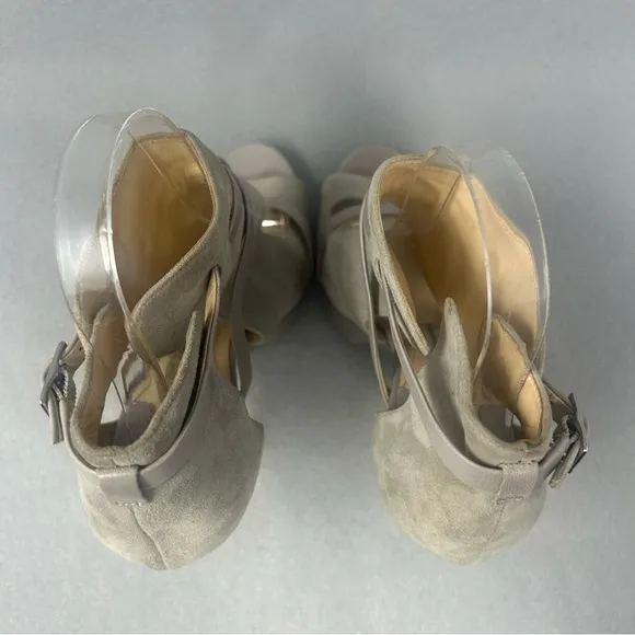Camilla Skovgaard Tan Beige High Heel Bootie Sandals Dress Size 39 EU