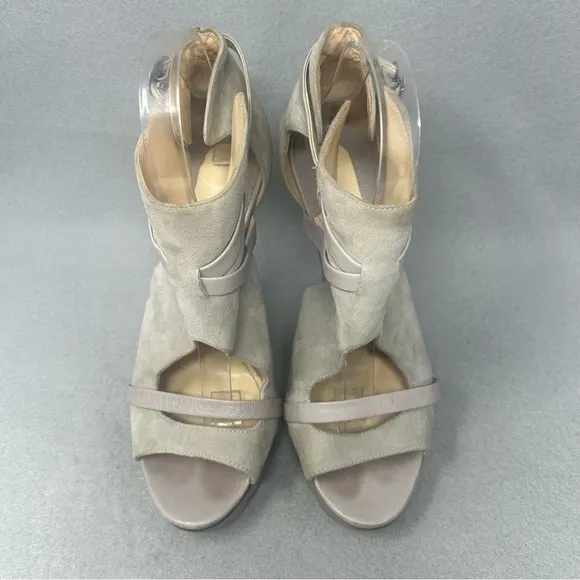 Camilla Skovgaard Tan Beige High Heel Bootie Sandals Dress Size 39 EU