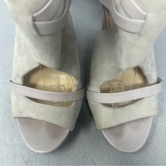 Camilla Skovgaard Tan Beige High Heel Bootie Sandals Dress Size 39 EU