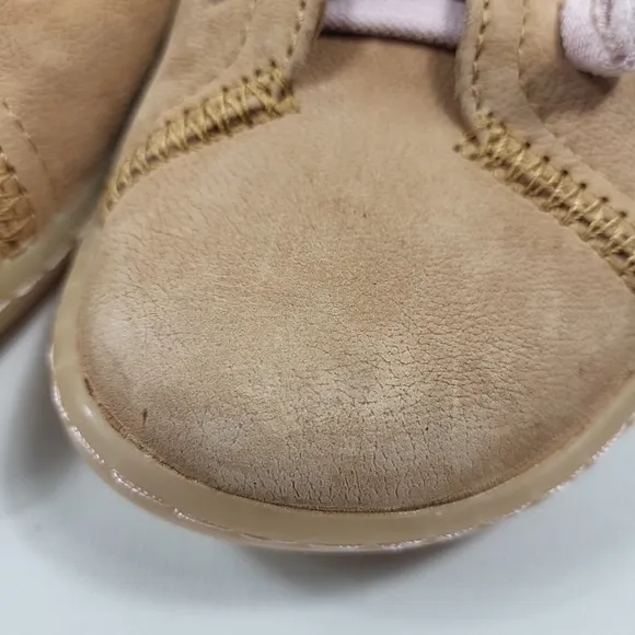 Camper Womens Casual Peu Cami Lace-Up Flat Fashion Sneakers Size 36 Tan
