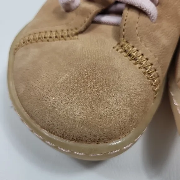 Camper Womens Casual Peu Cami Lace-Up Flat Fashion Sneakers Size 36 Tan