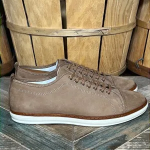 Campobello Tan Nubuck 103784 Made in Portugal Low Fashion Sneakers Mens Size 9.5