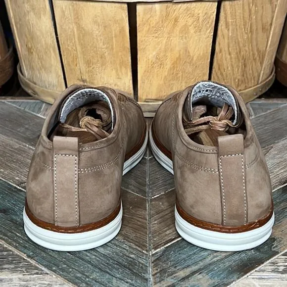Campobello Tan Nubuck 103784 Made in Portugal Low Fashion Sneakers Mens Size 9.5