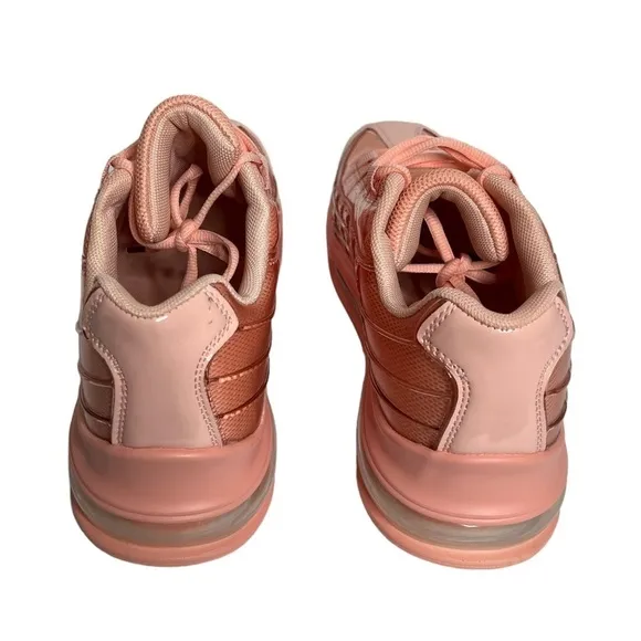 Cape Robin Downshifter Peach Weight Blubble Lace Up Fashion Sneaker