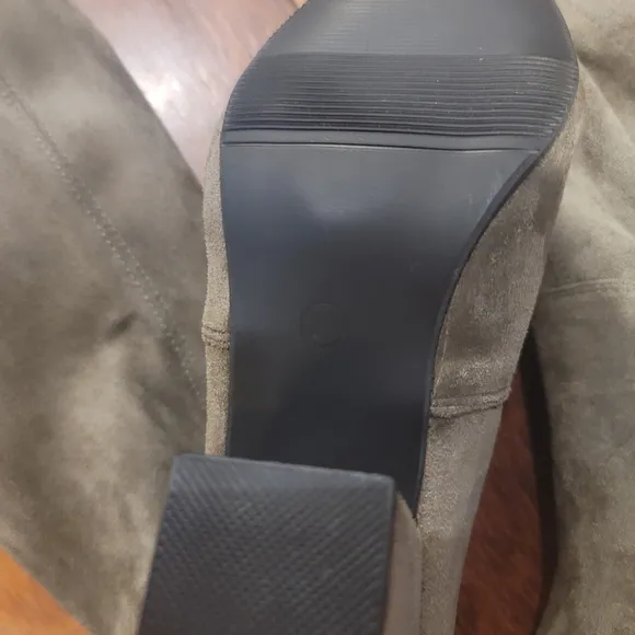 Carina Over the Knee Suede Leather Boots