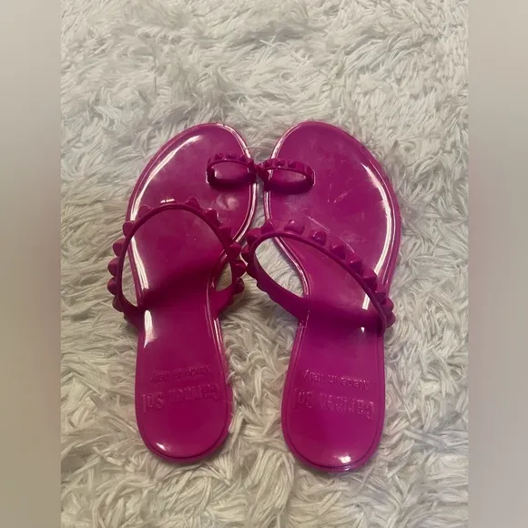 Carmen Sol Maria Flat Jelly Sandals