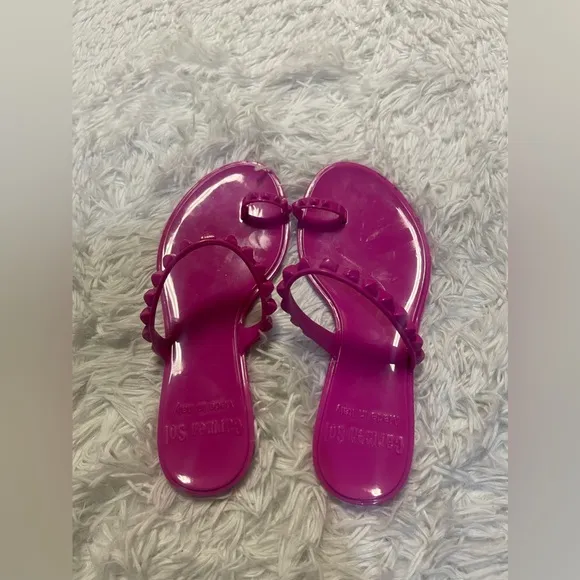 Carmen Sol Maria Flat Jelly Sandals