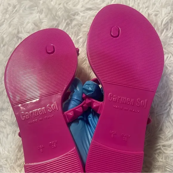 Carmen Sol Maria Flat Jelly Sandals