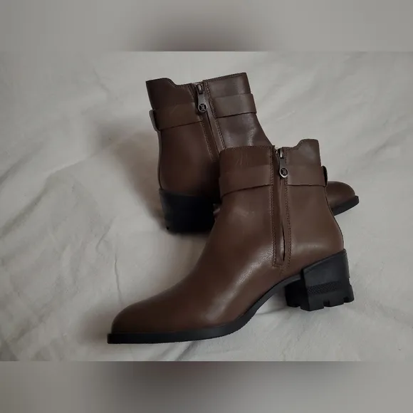 Carolina Espinosa Conner Brown Butter Soft Leather Boots Size 9.5 Designer Boho