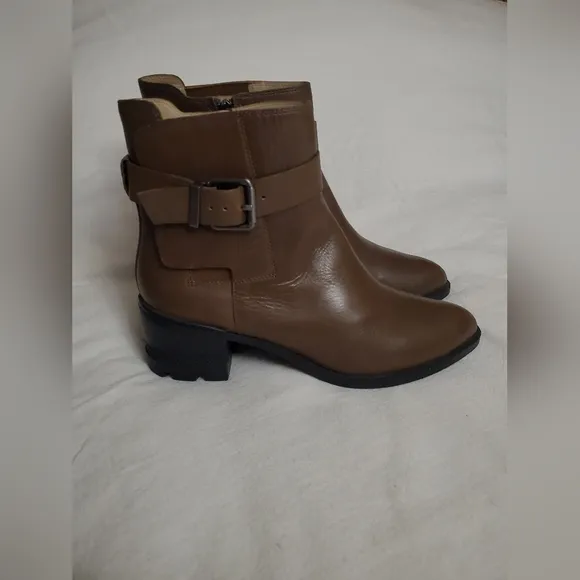 Carolina Espinosa Conner Brown Butter Soft Leather Boots Size 9.5 Designer Boho