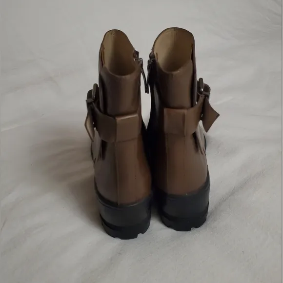 Carolina Espinosa Conner Brown Butter Soft Leather Boots Size 9.5 Designer Boho