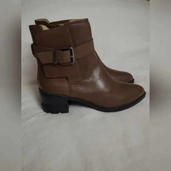 Carolina Espinosa Conner Brown Butter Soft Leather Boots Size 9.5 Designer Boho