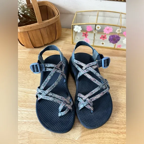 Chaco Blue ZX/2 Classic Women’s Size 8 Strappy Outdoor Hiking Sporty Sandals