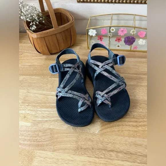 Chaco Blue ZX/2 Classic Women’s Size 8 Strappy Outdoor Hiking Sporty Sandals