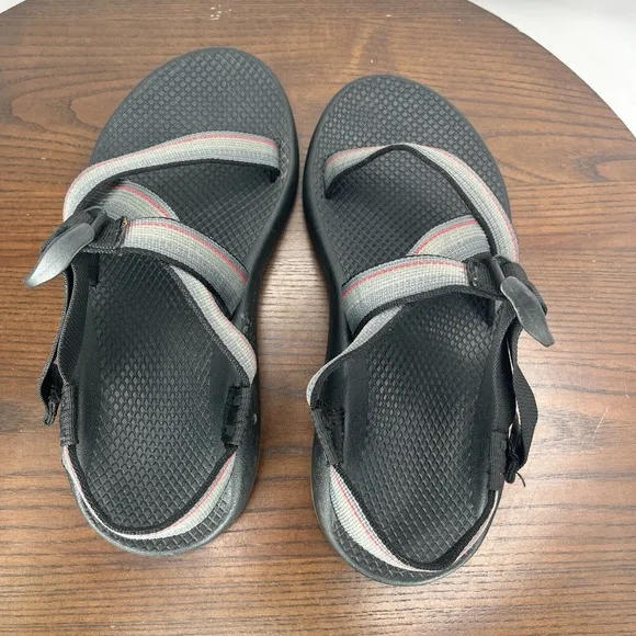 Chaco Classic Z Sandals Men's 8 Gray Hiking Strappy Sport Outdoor Trail J102991