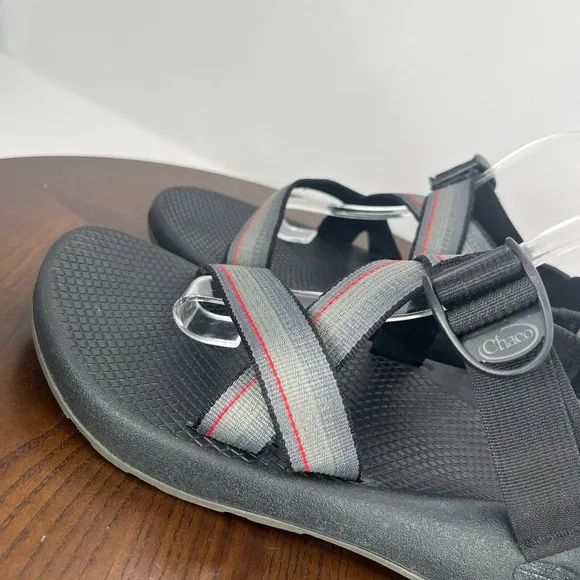 Chaco Classic Z Sandals Men's 8 Gray Hiking Strappy Sport Outdoor Trail J102991