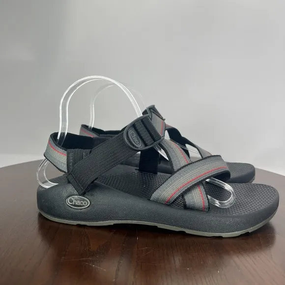 Chaco Classic Z Sandals Men's 8 Gray Hiking Strappy Sport Outdoor Trail J102991
