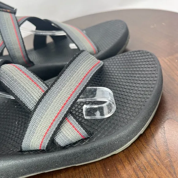 Chaco Classic Z Sandals Men's 8 Gray Hiking Strappy Sport Outdoor Trail J102991