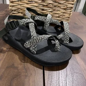 Chaco Mens Size 12 Z/2 Classic Sandal Tan Cream EUC Outdoor Hiking‎ Kayak Sandal