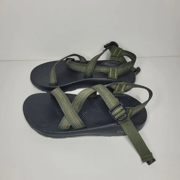 CHACO‎ MENS Z1 CLASSIC BLUFF HUNTER STRAP SANDALS  GREEN 12