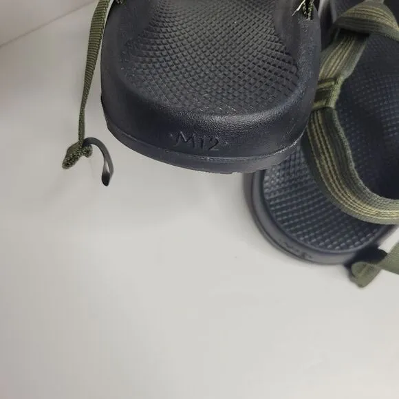 CHACO‎ MENS Z1 CLASSIC BLUFF HUNTER STRAP SANDALS  GREEN 12