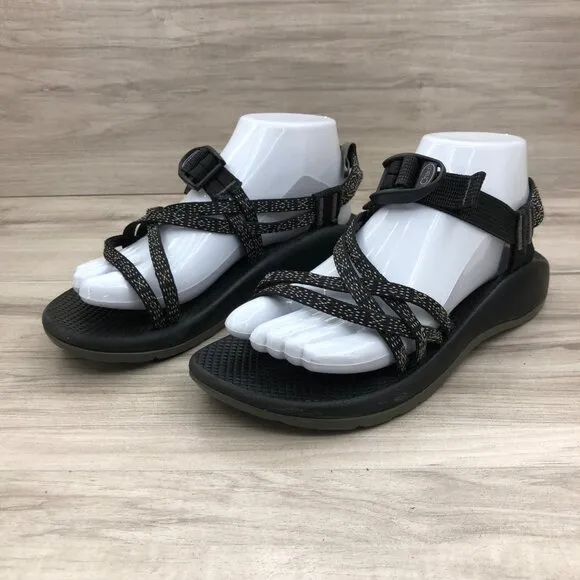 Chaco Sandals Kids Youth 5 Black Strappy Outdoor Waterproof Shoes