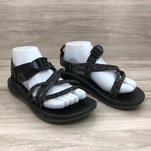 Chaco Sandals Kids Youth 5 Black Strappy Outdoor Waterproof Shoes