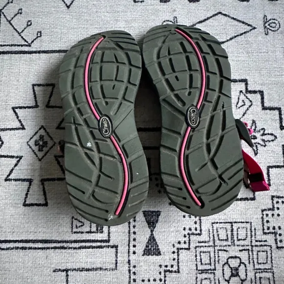 Chaco Sandals - Pink Green Size 7