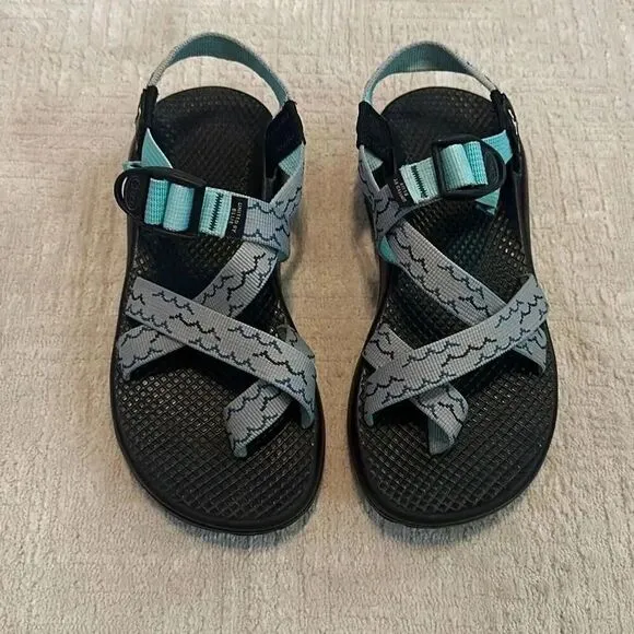 Chaco United By Blue Collab Z2 Classic Strappy Sandals Vibram Soles Women’s Sz 7