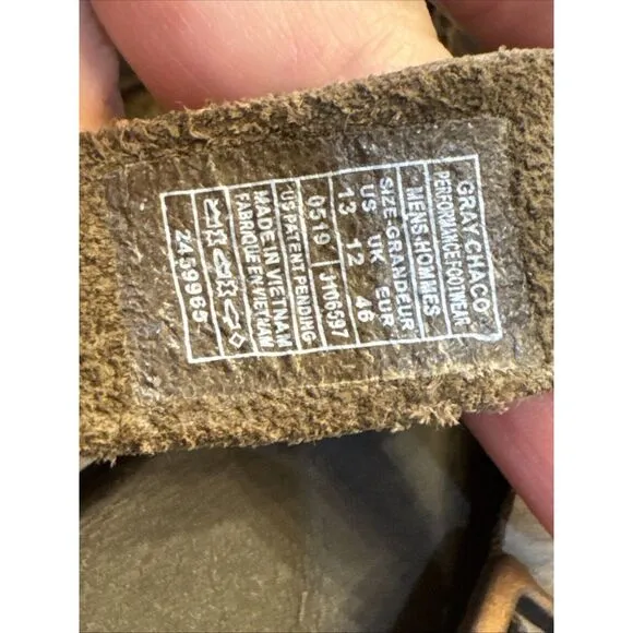Chaco Wayfarer (Discontinued) - Men's‎ US Size 13 Light Brown Gorpcore Leather