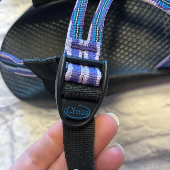 Chaco Women’s Z Cloud X2 Purple/Blue Classic Sport Sandals Size 9 Like New