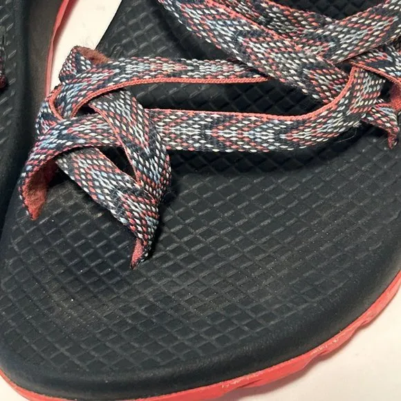 Chaco Womens ZX/2 Classic Sandals Motif Eclipse Double Strap Toe Loop Size 7