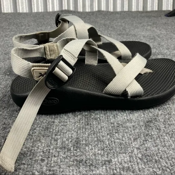 Chaco Z Classic Sport Sandals Women Sz 9 black grey Flat Adjustable Hiking