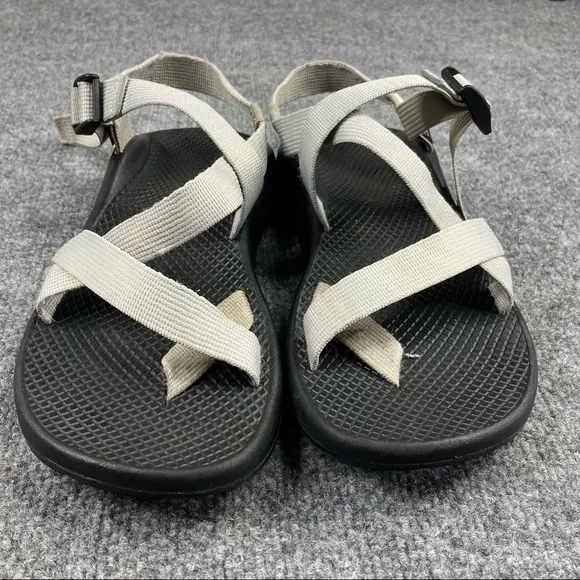 Chaco Z Classic Sport Sandals Women Sz 9 black grey Flat Adjustable Hiking