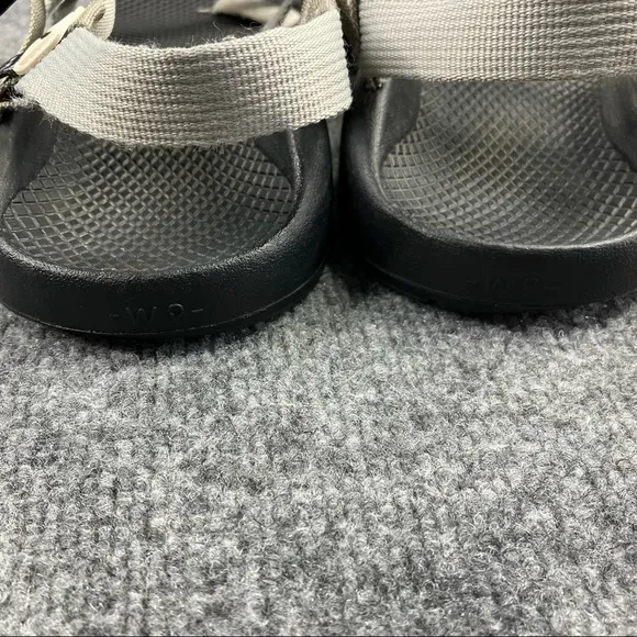 Chaco Z Classic Sport Sandals Women Sz 9 black grey Flat Adjustable Hiking