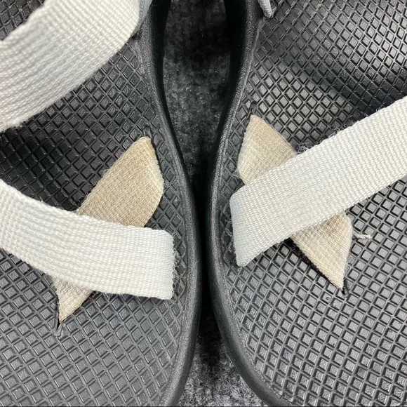 Chaco Z Classic Sport Sandals Women Sz 9 black grey Flat Adjustable Hiking