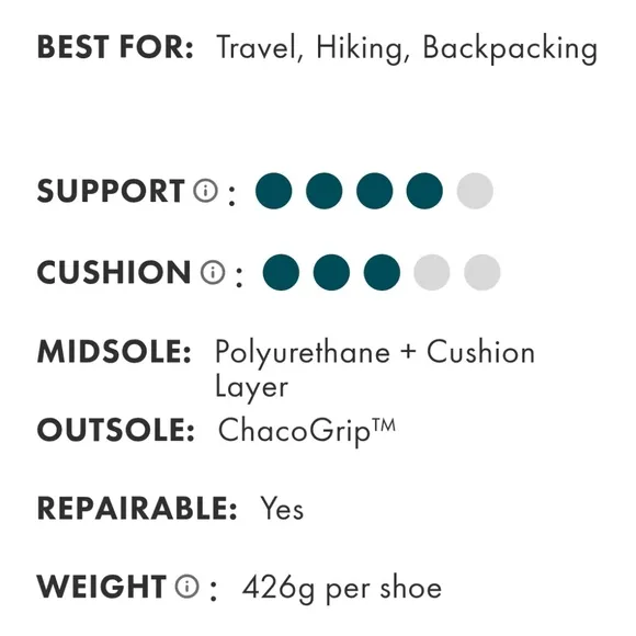 Chaco Z1 Adjustable Wide Strap Classic Sandals Split Gray Vibram Hiking Sandals