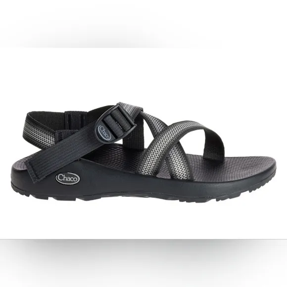 Chaco Z1 Adjustable Wide Strap Classic Sandals Split Gray Vibram Hiking Sandals