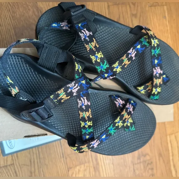 Chaco Z1 Classic Sandals Grateful Dead Dancing Bears Mens Sz 11 Black w/ Box
