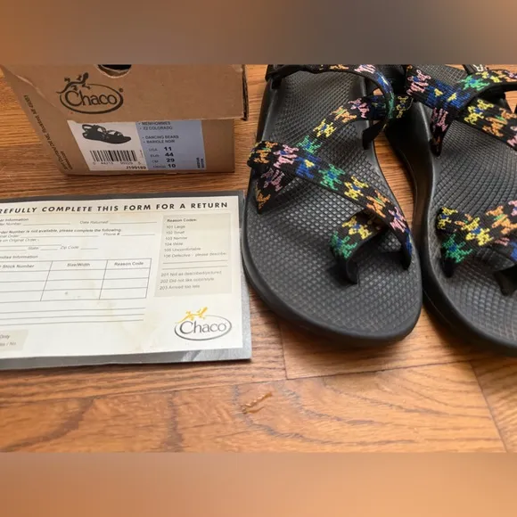 Chaco Z1 Classic Sandals Grateful Dead Dancing Bears Mens Sz 11 Black w/ Box