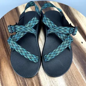Chaco Z/1 Classic Sandals Men's 11 Striped Accordion Green Hunter Olive