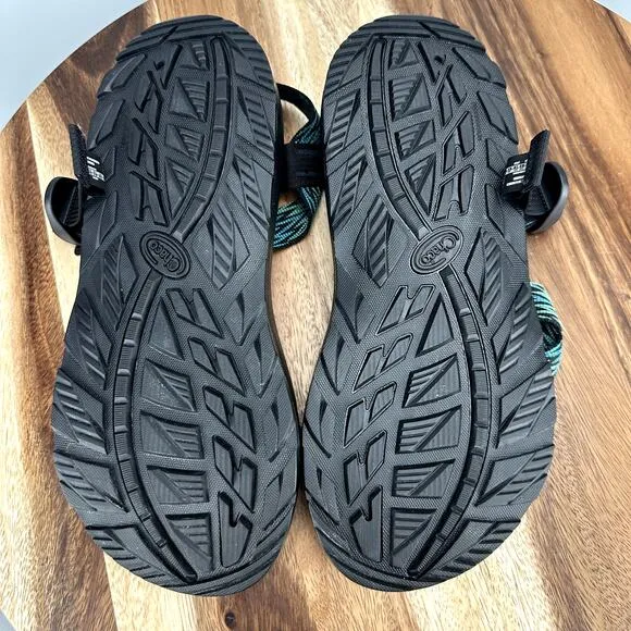 Chaco Z/1 Classic Sandals Men's 11 Striped Accordion Green Hunter Olive