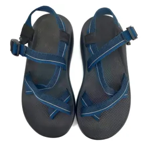 Chaco Z/2 Classic Mens Black Sole Blue Adjustable Straps Outdoor Sandals Sz 9