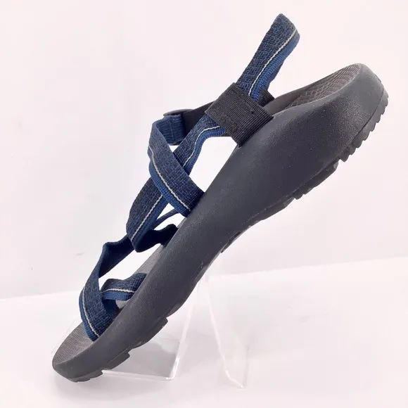Chaco Z/2 Classic Mens Black Sole Blue Adjustable Straps Outdoor Sandals Sz 9