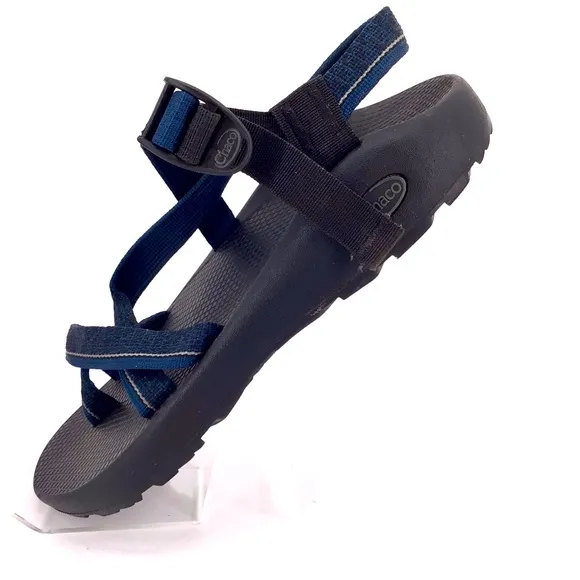 Chaco Z/2 Classic Mens Black Sole Blue Adjustable Straps Outdoor Sandals Sz 9