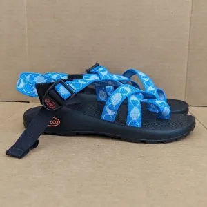 Chaco Z/2 Classic Sport Sandals Adjustable Strap Blue Black Womens Size 7