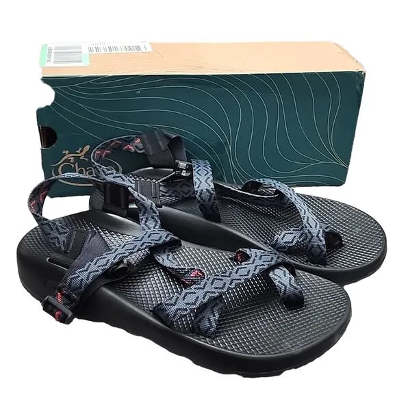 Chaco Z2 Classic Stepped Navy Marine Adjustable Sandals, Men's 12