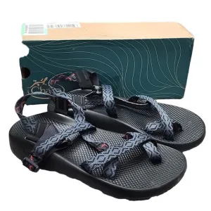Chaco Z2 Classic Stepped Navy Marine Adjustable Sandals, Men's 12