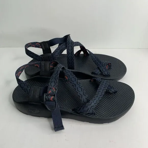 Chaco Z/2‎ Classic Strap Sandals w/Toe Loop, ChacoGrip Size Men’s 11, Black/Blue