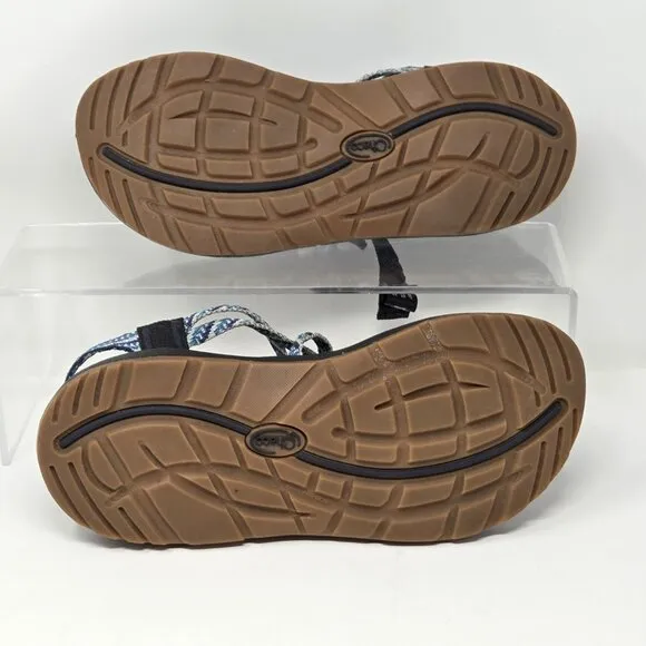 Chaco Z/Cloud X2 Classic Womens 9 Sandals Blue Black Strappy Outdoor Hiking
